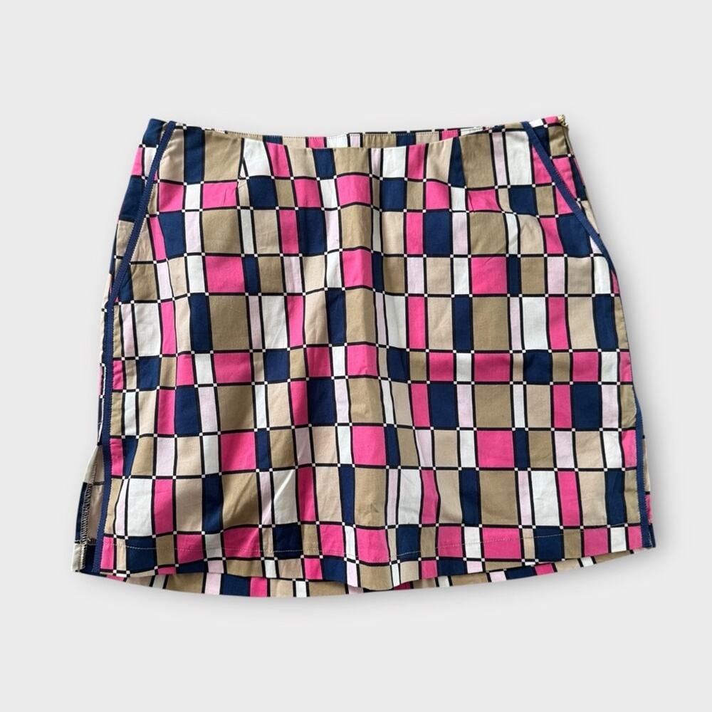 NEW Golfini block print performance skort, size 4… - image 6